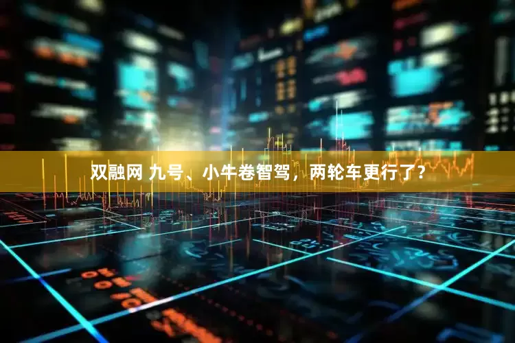 双融网 九号、小牛卷智驾，两轮车更行了？
