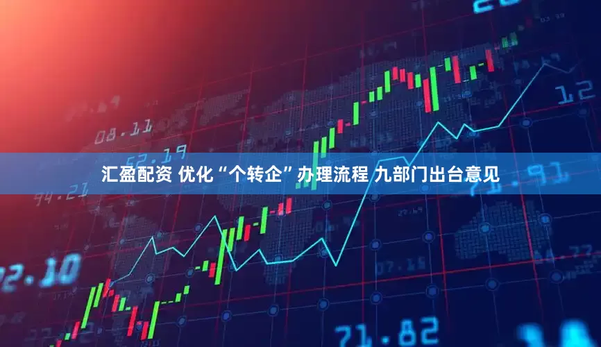 汇盈配资 优化“个转企”办理流程 九部门出台意见