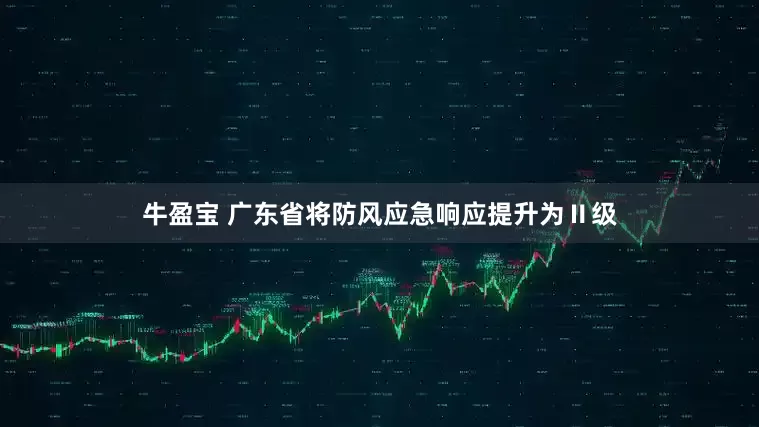 牛盈宝 广东省将防风应急响应提升为Ⅱ级